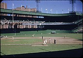 [19 Views of Baseball Game, Giants vs. Phillies, at the Polo Grounds, New York, for Sports Illustrated Article], Walker Evans (American, St. Louis, Missouri 1903–1975 New Haven, Connecticut), Color film transparency