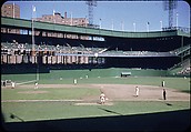 [19 Views of Baseball Game, Giants vs. Phillies, at the Polo Grounds, New York, for Sports Illustrated Article], Walker Evans (American, St. Louis, Missouri 1903–1975 New Haven, Connecticut), Color film transparency