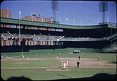 [19 Views of Baseball Game, Giants vs. Phillies, at the Polo Grounds, New York, for Sports Illustrated Article], Walker Evans (American, St. Louis, Missouri 1903–1975 New Haven, Connecticut), Color film transparency