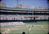 [19 Views of Baseball Game, Giants vs. Phillies, at the Polo Grounds, New York, for Sports Illustrated Article], Walker Evans (American, St. Louis, Missouri 1903–1975 New Haven, Connecticut), Color film transparency