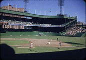 [19 Views of Baseball Game, Giants vs. Phillies, at the Polo Grounds, New York, for Sports Illustrated Article], Walker Evans (American, St. Louis, Missouri 1903–1975 New Haven, Connecticut), Color film transparency