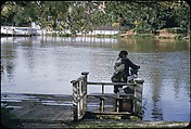 [25 Views of Fishing on the Thames River for Sports Illustrated Article], Walker Evans (American, St. Louis, Missouri 1903–1975 New Haven, Connecticut), Color film transparency