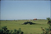 [366 Views of British Golf Courses Including Pinehurst, St. Andrews, Scotland (1956), and Hartsbourne, England (1954) for Sports Illustrated Article, "St. Andrews," July 1, 1957], Walker Evans (American, St. Louis, Missouri 1903–1975 New Haven, Connecticut), Color film transparency
