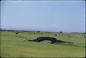 [366 Views of British Golf Courses Including Pinehurst, St. Andrews, Scotland (1956), and Hartsbourne, England (1954) for Sports Illustrated Article, "St. Andrews," July 1, 1957], Walker Evans (American, St. Louis, Missouri 1903–1975 New Haven, Connecticut), Color film transparency