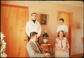 [18 Group Portraits of Unidentified Family in Domestic Interior for Time-Life Assignment, 
