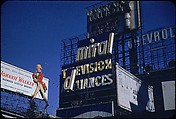 [83 Views of Billboards in Times Square, New York], Walker Evans (American, St. Louis, Missouri 1903–1975 New Haven, Connecticut), Color film transparency