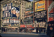 [83 Views of Billboards in Times Square, New York], Walker Evans (American, St. Louis, Missouri 1903–1975 New Haven, Connecticut), Color film transparency