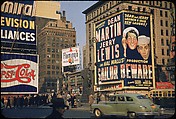 [83 Views of Billboards in Times Square, New York], Walker Evans (American, St. Louis, Missouri 1903–1975 New Haven, Connecticut), Color film transparency