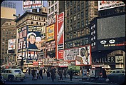 [83 Views of Billboards in Times Square, New York], Walker Evans (American, St. Louis, Missouri 1903–1975 New Haven, Connecticut), Color film transparency