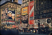 [83 Views of Billboards in Times Square, New York], Walker Evans (American, St. Louis, Missouri 1903–1975 New Haven, Connecticut), Color film transparency