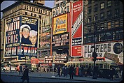 [83 Views of Billboards in Times Square, New York], Walker Evans (American, St. Louis, Missouri 1903–1975 New Haven, Connecticut), Color film transparency