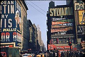 [83 Views of Billboards in Times Square, New York], Walker Evans (American, St. Louis, Missouri 1903–1975 New Haven, Connecticut), Color film transparency