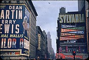 [83 Views of Billboards in Times Square, New York], Walker Evans (American, St. Louis, Missouri 1903–1975 New Haven, Connecticut), Color film transparency