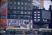 [83 Views of Billboards in Times Square, New York], Walker Evans (American, St. Louis, Missouri 1903–1975 New Haven, Connecticut), Color film transparency