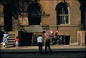 [29 Views of New York Streets, Including Building Facades, Sidewalk Graffiti, and Advertisements], Walker Evans (American, St. Louis, Missouri 1903–1975 New Haven, Connecticut), Color film transparency