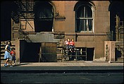 [29 Views of New York Streets, Including Building Facades, Sidewalk Graffiti, and Advertisements], Walker Evans (American, St. Louis, Missouri 1903–1975 New Haven, Connecticut), Color film transparency