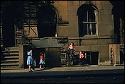 [29 Views of New York Streets, Including Building Facades, Sidewalk Graffiti, and Advertisements], Walker Evans (American, St. Louis, Missouri 1903–1975 New Haven, Connecticut), Color film transparency