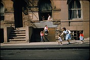 [29 Views of New York Streets, Including Building Facades, Sidewalk Graffiti, and Advertisements], Walker Evans (American, St. Louis, Missouri 1903–1975 New Haven, Connecticut), Color film transparency