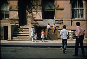 [29 Views of New York Streets, Including Building Facades, Sidewalk Graffiti, and Advertisements], Walker Evans (American, St. Louis, Missouri 1903–1975 New Haven, Connecticut), Color film transparency