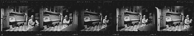 [823 Views and Studies of Urban and Rural Poverty, Commissioned by Fortune Magazine for "People and Places in Trouble", Published March 1961, With Related Personal Snapshots Showing Robert Frank, Mary Frank, Eleanor Clark, and Isabelle Evans], Walker Evans (American, St. Louis, Missouri 1903–1975 New Haven, Connecticut), Film negative