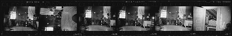 [823 Views and Studies of Urban and Rural Poverty, Commissioned by Fortune Magazine for "People and Places in Trouble", Published March 1961, With Related Personal Snapshots Showing Robert Frank, Mary Frank, Eleanor Clark, and Isabelle Evans], Walker Evans (American, St. Louis, Missouri 1903–1975 New Haven, Connecticut), Film negative