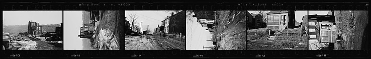 [823 Views and Studies of Urban and Rural Poverty, Commissioned by Fortune Magazine for "People and Places in Trouble", Published March 1961, With Related Personal Snapshots Showing Robert Frank, Mary Frank, Eleanor Clark, and Isabelle Evans], Walker Evans (American, St. Louis, Missouri 1903–1975 New Haven, Connecticut), Film negative