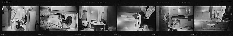 [823 Views and Studies of Urban and Rural Poverty, Commissioned by Fortune Magazine for "People and Places in Trouble", Published March 1961, With Related Personal Snapshots Showing Robert Frank, Mary Frank, Eleanor Clark, and Isabelle Evans], Walker Evans (American, St. Louis, Missouri 1903–1975 New Haven, Connecticut), Film negative