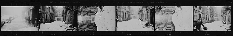 [823 Views and Studies of Urban and Rural Poverty, Commissioned by Fortune Magazine for "People and Places in Trouble", Published March 1961, With Related Personal Snapshots Showing Robert Frank, Mary Frank, Eleanor Clark, and Isabelle Evans], Walker Evans (American, St. Louis, Missouri 1903–1975 New Haven, Connecticut), Film negative