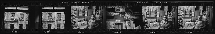 [823 Views and Studies of Urban and Rural Poverty, Commissioned by Fortune Magazine for "People and Places in Trouble", Published March 1961, With Related Personal Snapshots Showing Robert Frank, Mary Frank, Eleanor Clark, and Isabelle Evans], Walker Evans (American, St. Louis, Missouri 1903–1975 New Haven, Connecticut), Film negative