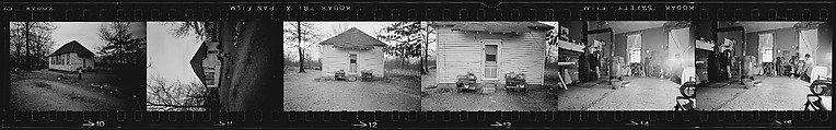 [823 Views and Studies of Urban and Rural Poverty, Commissioned by Fortune Magazine for "People and Places in Trouble", Published March 1961, With Related Personal Snapshots Showing Robert Frank, Mary Frank, Eleanor Clark, and Isabelle Evans], Walker Evans (American, St. Louis, Missouri 1903–1975 New Haven, Connecticut), Film negative