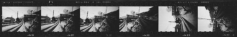 [823 Views and Studies of Urban and Rural Poverty, Commissioned by Fortune Magazine for "People and Places in Trouble", Published March 1961, With Related Personal Snapshots Showing Robert Frank, Mary Frank, Eleanor Clark, and Isabelle Evans], Walker Evans (American, St. Louis, Missouri 1903–1975 New Haven, Connecticut), Film negative