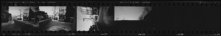 [823 Views and Studies of Urban and Rural Poverty, Commissioned by Fortune Magazine for "People and Places in Trouble", Published March 1961, With Related Personal Snapshots Showing Robert Frank, Mary Frank, Eleanor Clark, and Isabelle Evans], Walker Evans (American, St. Louis, Missouri 1903–1975 New Haven, Connecticut), Film negative