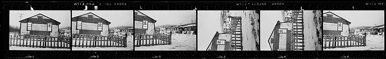 [823 Views and Studies of Urban and Rural Poverty, Commissioned by Fortune Magazine for "People and Places in Trouble", Published March 1961, With Related Personal Snapshots Showing Robert Frank, Mary Frank, Eleanor Clark, and Isabelle Evans], Walker Evans (American, St. Louis, Missouri 1903–1975 New Haven, Connecticut), Film negative