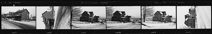 [823 Views and Studies of Urban and Rural Poverty, Commissioned by Fortune Magazine for "People and Places in Trouble", Published March 1961, With Related Personal Snapshots Showing Robert Frank, Mary Frank, Eleanor Clark, and Isabelle Evans], Walker Evans (American, St. Louis, Missouri 1903–1975 New Haven, Connecticut), Film negative