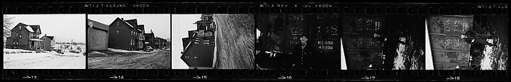 [823 Views and Studies of Urban and Rural Poverty, Commissioned by Fortune Magazine for "People and Places in Trouble", Published March 1961, With Related Personal Snapshots Showing Robert Frank, Mary Frank, Eleanor Clark, and Isabelle Evans], Walker Evans (American, St. Louis, Missouri 1903–1975 New Haven, Connecticut), Film negative