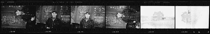 [823 Views and Studies of Urban and Rural Poverty, Commissioned by Fortune Magazine for "People and Places in Trouble", Published March 1961, With Related Personal Snapshots Showing Robert Frank, Mary Frank, Eleanor Clark, and Isabelle Evans], Walker Evans (American, St. Louis, Missouri 1903–1975 New Haven, Connecticut), Film negative