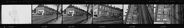 [823 Views and Studies of Urban and Rural Poverty, Commissioned by Fortune Magazine for "People and Places in Trouble", Published March 1961, With Related Personal Snapshots Showing Robert Frank, Mary Frank, Eleanor Clark, and Isabelle Evans], Walker Evans (American, St. Louis, Missouri 1903–1975 New Haven, Connecticut), Film negative