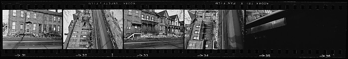 [823 Views and Studies of Urban and Rural Poverty, Commissioned by Fortune Magazine for "People and Places in Trouble", Published March 1961, With Related Personal Snapshots Showing Robert Frank, Mary Frank, Eleanor Clark, and Isabelle Evans], Walker Evans (American, St. Louis, Missouri 1903–1975 New Haven, Connecticut), Film negative