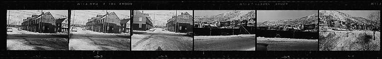 [823 Views and Studies of Urban and Rural Poverty, Commissioned by Fortune Magazine for "People and Places in Trouble", Published March 1961, With Related Personal Snapshots Showing Robert Frank, Mary Frank, Eleanor Clark, and Isabelle Evans], Walker Evans (American, St. Louis, Missouri 1903–1975 New Haven, Connecticut), Film negative