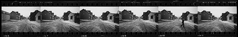 [823 Views and Studies of Urban and Rural Poverty, Commissioned by Fortune Magazine for "People and Places in Trouble", Published March 1961, With Related Personal Snapshots Showing Robert Frank, Mary Frank, Eleanor Clark, and Isabelle Evans], Walker Evans (American, St. Louis, Missouri 1903–1975 New Haven, Connecticut), Film negative