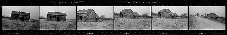 [823 Views and Studies of Urban and Rural Poverty, Commissioned by Fortune Magazine for "People and Places in Trouble", Published March 1961, With Related Personal Snapshots Showing Robert Frank, Mary Frank, Eleanor Clark, and Isabelle Evans], Walker Evans (American, St. Louis, Missouri 1903–1975 New Haven, Connecticut), Film negative