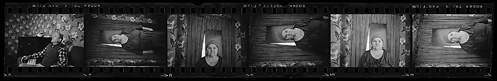 [823 Views and Studies of Urban and Rural Poverty, Commissioned by Fortune Magazine for "People and Places in Trouble", Published March 1961, With Related Personal Snapshots Showing Robert Frank, Mary Frank, Eleanor Clark, and Isabelle Evans], Walker Evans (American, St. Louis, Missouri 1903–1975 New Haven, Connecticut), Film negative