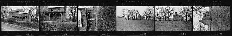 [823 Views and Studies of Urban and Rural Poverty, Commissioned by Fortune Magazine for "People and Places in Trouble", Published March 1961, With Related Personal Snapshots Showing Robert Frank, Mary Frank, Eleanor Clark, and Isabelle Evans], Walker Evans (American, St. Louis, Missouri 1903–1975 New Haven, Connecticut), Film negative