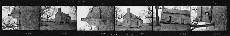 [823 Views and Studies of Urban and Rural Poverty, Commissioned by Fortune Magazine for "People and Places in Trouble", Published March 1961, With Related Personal Snapshots Showing Robert Frank, Mary Frank, Eleanor Clark, and Isabelle Evans], Walker Evans (American, St. Louis, Missouri 1903–1975 New Haven, Connecticut), Film negative