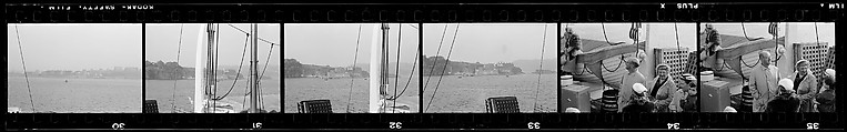 [110 Views and Studies of and From La Liberté Ocean Liner, Related to Architectural Forum Portfolio "Ship Shapes and Shadows", Published October 1958], Walker Evans (American, St. Louis, Missouri 1903–1975 New Haven, Connecticut), Film negative