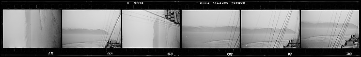 [110 Views and Studies of and From La Liberté Ocean Liner, Related to Architectural Forum Portfolio "Ship Shapes and Shadows", Published October 1958], Walker Evans (American, St. Louis, Missouri 1903–1975 New Haven, Connecticut), Film negative