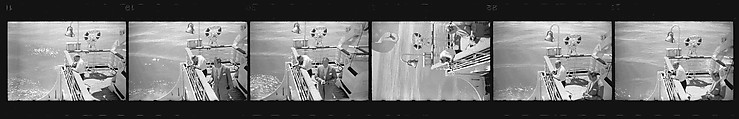 [110 Views and Studies of and From La Liberté Ocean Liner, Related to Architectural Forum Portfolio "Ship Shapes and Shadows", Published October 1958], Walker Evans (American, St. Louis, Missouri 1903–1975 New Haven, Connecticut), Film negative