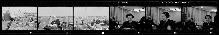 [110 Views and Studies of and From La Liberté Ocean Liner, Related to Architectural Forum Portfolio "Ship Shapes and Shadows", Published October 1958], Walker Evans (American, St. Louis, Missouri 1903–1975 New Haven, Connecticut), Film negative