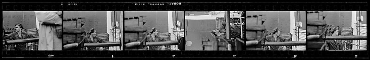 [110 Views and Studies of and From La Liberté Ocean Liner, Related to Architectural Forum Portfolio "Ship Shapes and Shadows", Published October 1958], Walker Evans (American, St. Louis, Missouri 1903–1975 New Haven, Connecticut), Film negative