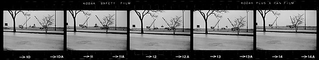 [854 Views of Container Corporation and Bethelehem Steel Industrial Architecture, Chicago Rail Yards, Architecture and Street Scenes, Galena Train Depot and Baggage Wagons, Pittsburgh and Pennsylvania Towns], Walker Evans (American, St. Louis, Missouri 1903–1975 New Haven, Connecticut), Film negative